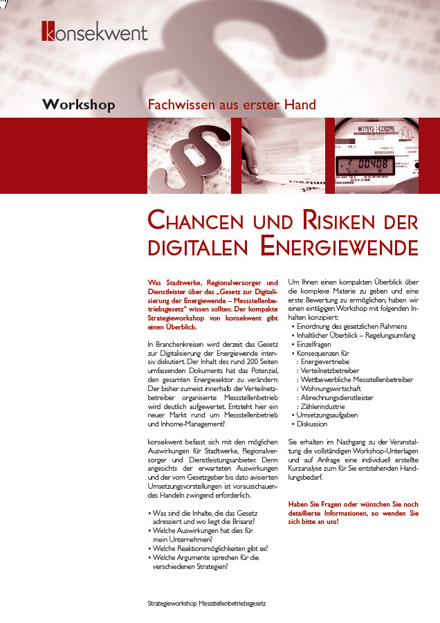 Chancen und Risiken der digitalen Energiewende